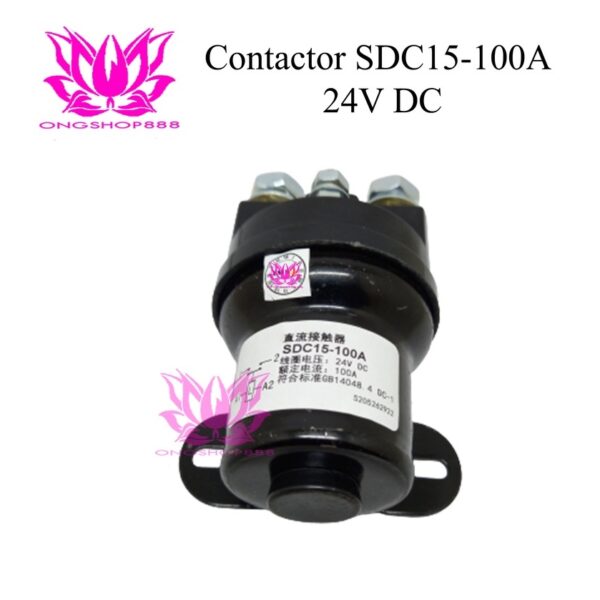 Contactor SDC15-100A 24V DC Contactors Selenoid 1NO for Forklift cars
