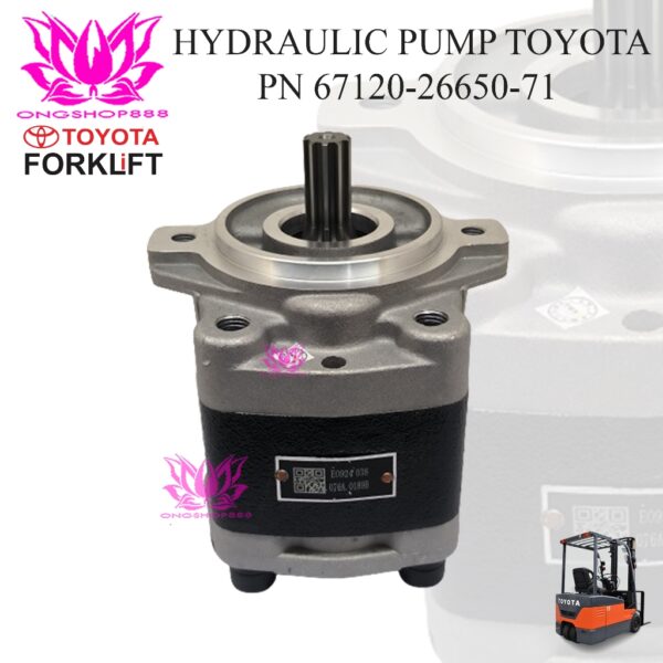 Pompa Hidrolik Toyota Forklift 67120-26650-71 8FD 2 Ton - 3 Ton Counter Balance Hydraulic Pump 1DZ