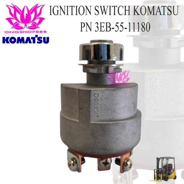 Ignition Switch 3EB-55-11180 Kunci Kontak Foklift Komatsu FD20 - FD30 Forklift Diesel