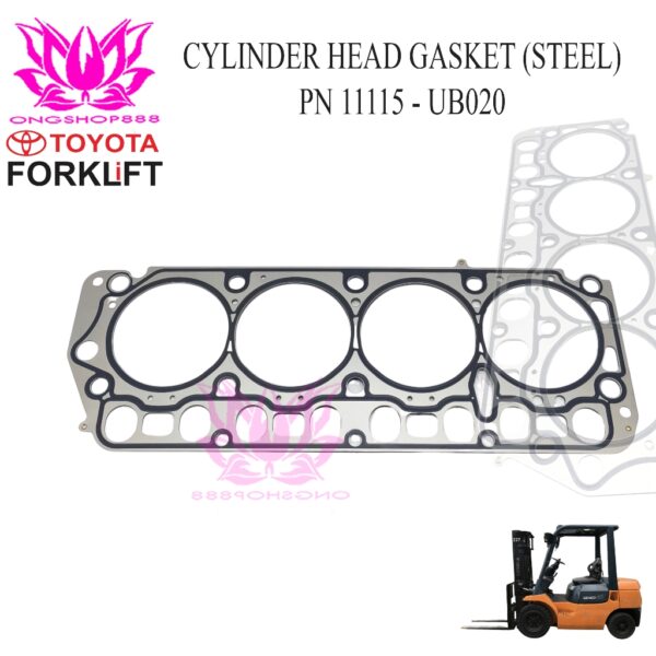 Cylinder Head Gasket Part Number 11115-UB020 Forklift Toyota Engine 4Y 5FG/5FD/6FG/6FD/7FG/7FD