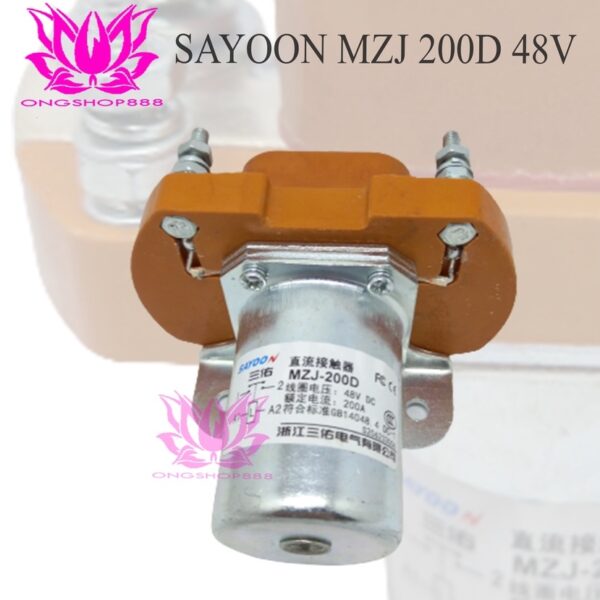 Sayoon Contactor SJZ MZJ 200D 200A 48V For Forklift Electric Selenoid