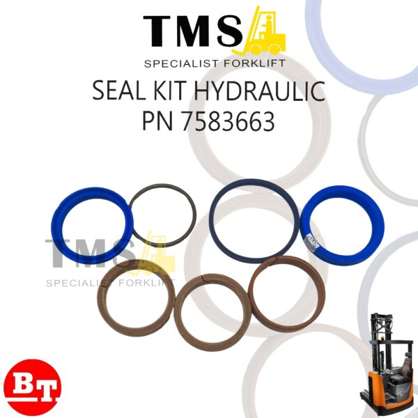 Part Number 7583663 Seal Kit Hydraulic Cylinder BT – Repair Kit Silinder Hidrolik Forklift BT