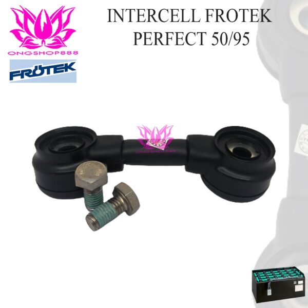 Intercell Frotek Baterai Forklift 50/95 mm Perfect Tutup dan Baut M10