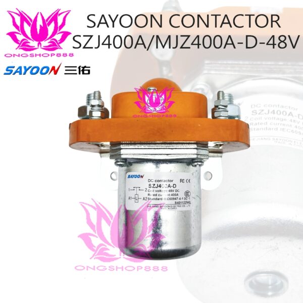 SZJ400A/MJZ400A-D-48V Contactor SZJ400A Sayoon 48V NO Forklift Eletric Vehicle