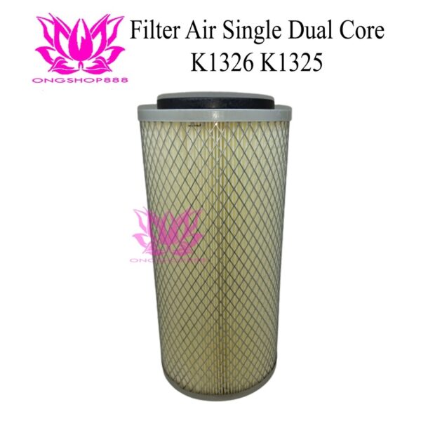 Filter Air Single Dual Core K1326 K1325 Filter Udara Heli Forklift