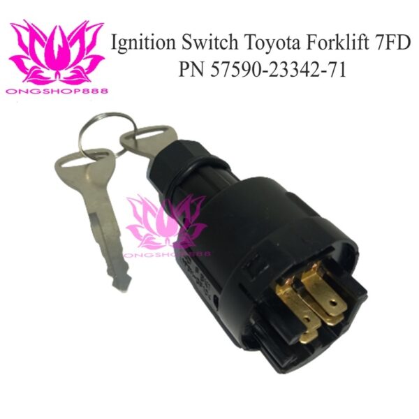 Ignition Switch Toyota Forklift 7FD PN 57590-23342-71 Kunci Kontak