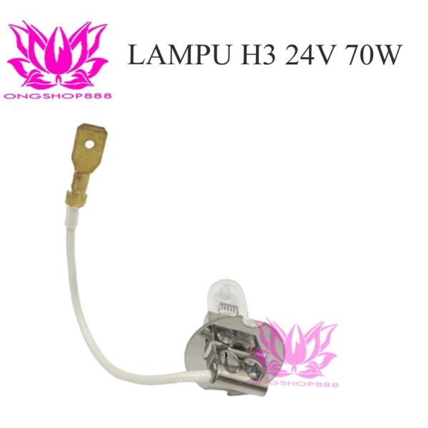 Lampu H3 24V 70W For Forklift Head Lamp Kabel