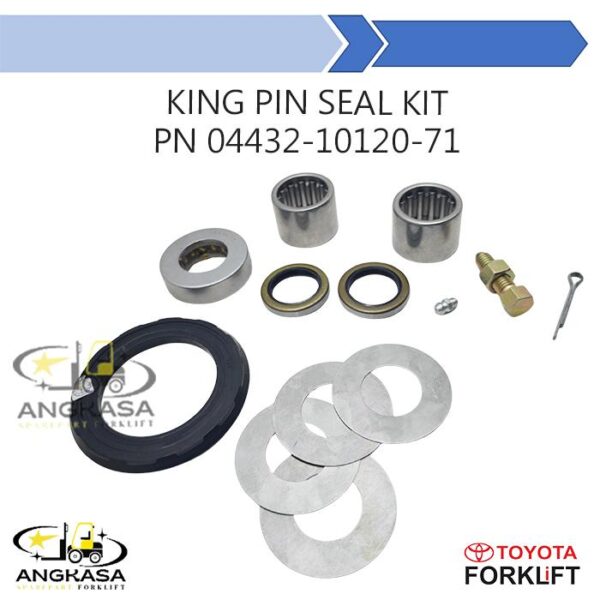 King Pin Seal Kit Part Number 04432-10120-71 Toyota Forklift 7FD 8FD Steering Repair Kit