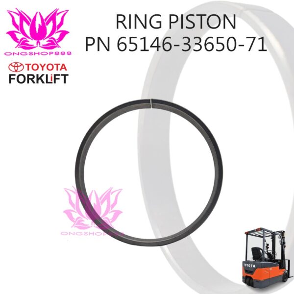 Ring Piston Forklift Toyota Part Number 65146-33650-71 Piston Ring Transmission / Hydraulic Forklift Harga : 250.000
