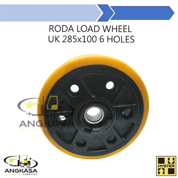 Roda Load Wheel UK 285x100 6 Holes Hyster For Forklift