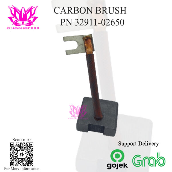 Carbon Brush 32911-02650 Forklift FB10 FB30 Nichiyu Brush Eletric