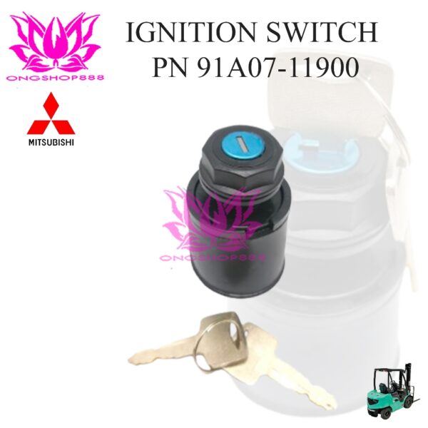 Kunci Kontak 91A0711900 Ignition Switch Mitsubishi Forklift 91A07-11900 2-3 Ton