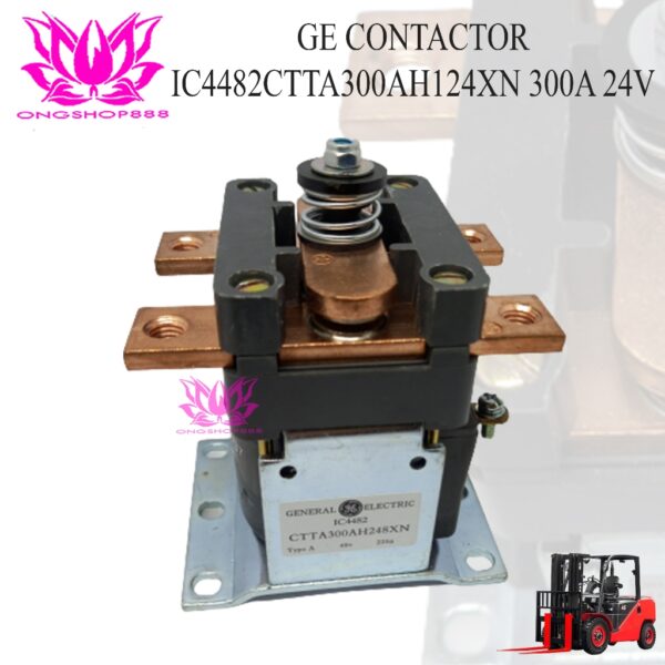 GE Contactor IC4482CTTA300AH124XN 300A 24V Forklift General Electric