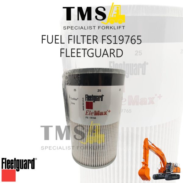 Fleetguard Fuel Water Separator FS19765 Filter Solar Water Separator untuk Excavator Heavy Duty & Mesin Cummins