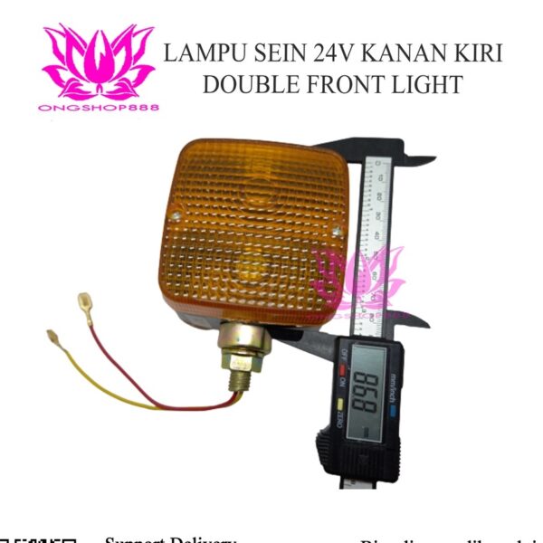 Lampu Sen Kanan Kiri Forklift 24V Double Front Light