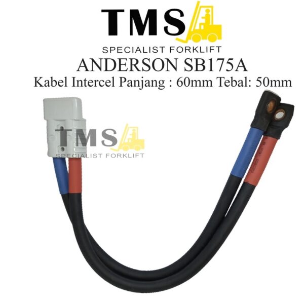 Socket Battery Anderson 175A kabel Intercell Panjang 60cm Tebal 50mm