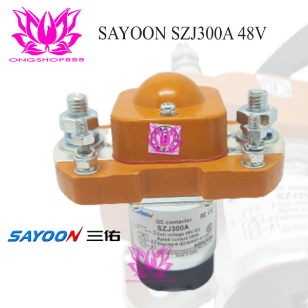 Sayoon Contactor SZJ300A MJZ300A 48V 1 Normally Open Forklift