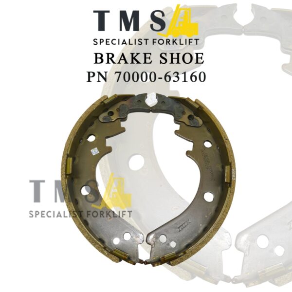 Brake Shoes Forklift Part Number 70000-63160 Kampas Rem Tromol 2-3 Ton Heavy Duty
