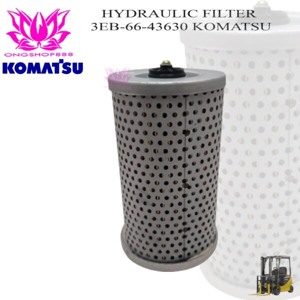 3EB-66-43630 Hydraulic Filter Return Forklift KOMATSU Diesel Filter Assy