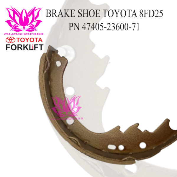 Kampas Rem 47405-23600-71 Brake Shoe Toyota Forklift 8FD25