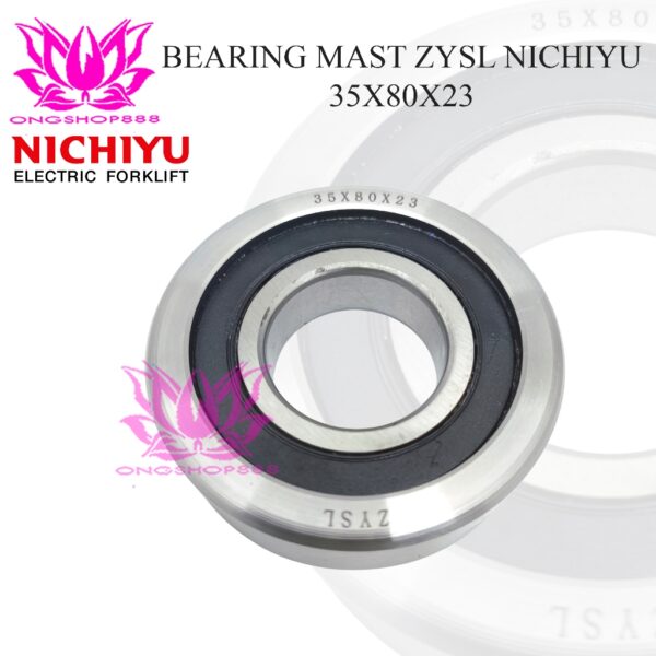 Forklift Mast Bearing 35x80x23 Nichiyu Roller Bearing Mast Roller