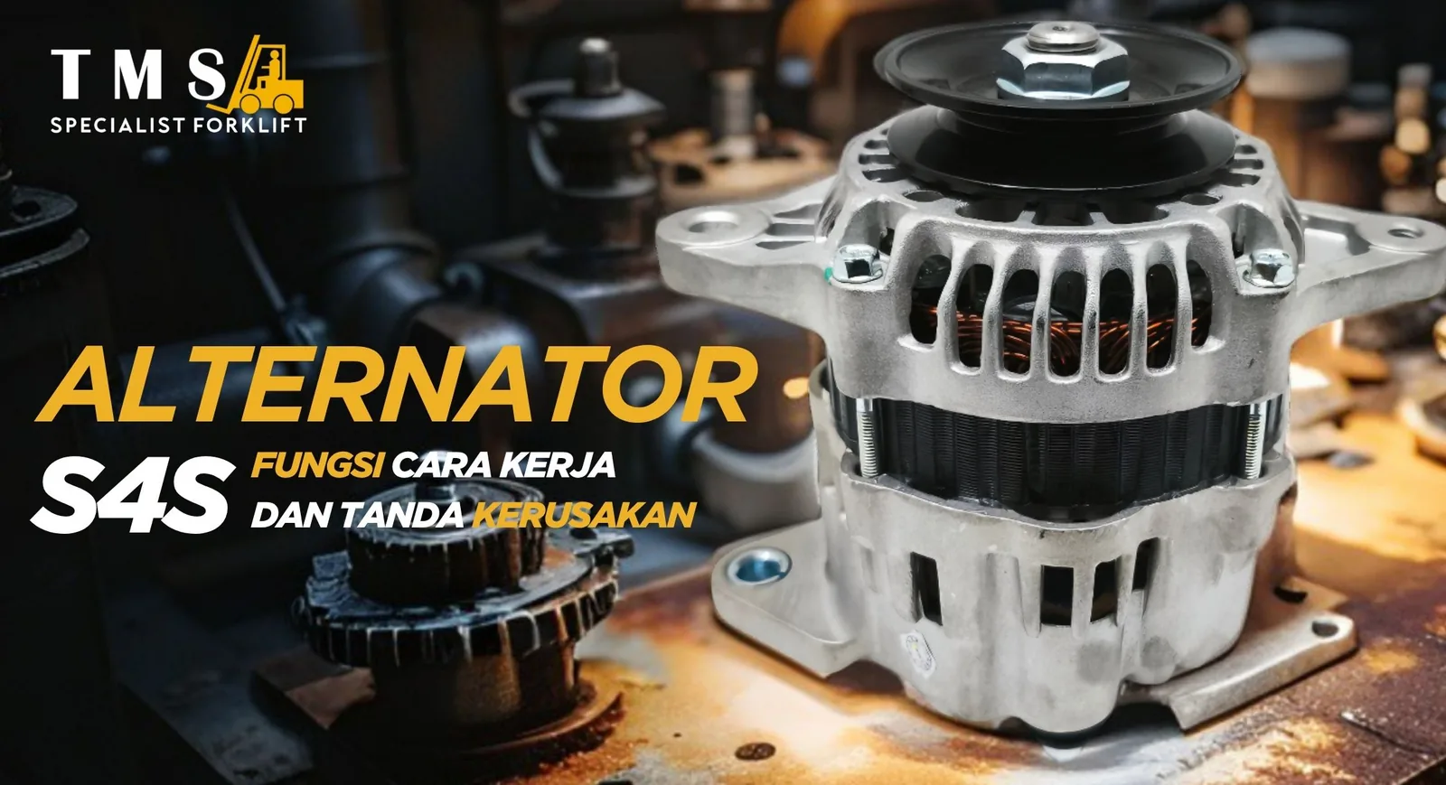 ⚡ Alternator S4S Forklift: Fungsi, Cara Kerja, dan Tanda Kerusakan