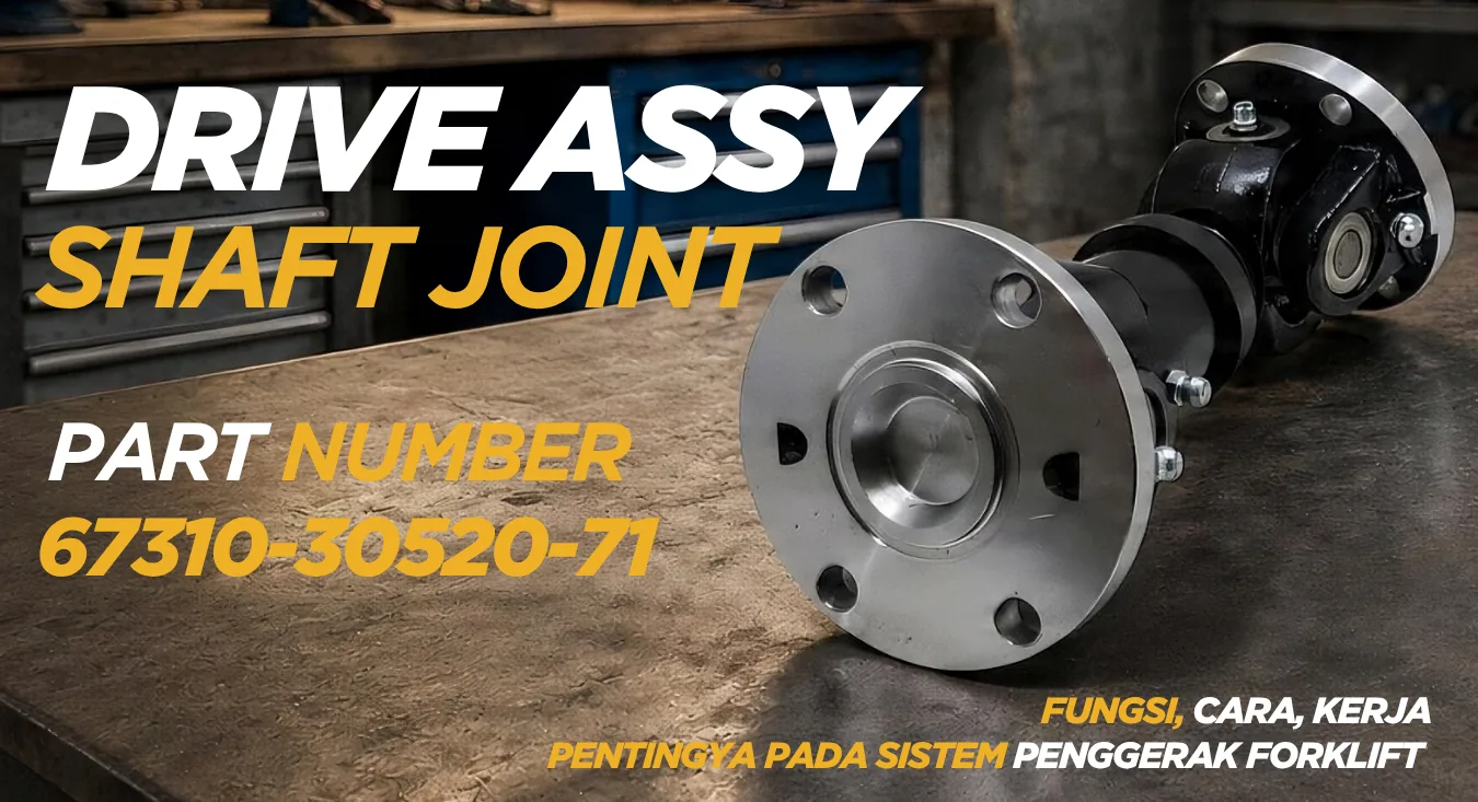 🔩 Drive Assy Shaft U-Joint PN 67310-30520-71: Fungsi, Cara Kerja, dan Pentingnya pada Sistem Penggerak Forklift Toyota
