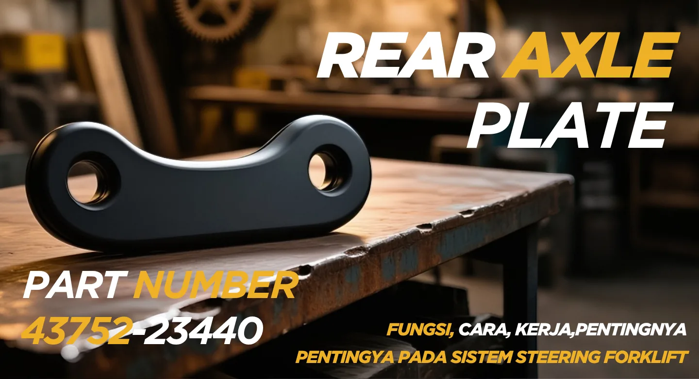 🚜 Rear Axle Plate 20mm PN 43752-23440: Fungsi, Cara Kerja, dan Pentingnya pada Sistem Steering Forklift Toyota