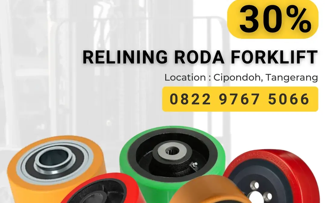 Relining Roda Forklift Reachtruck Pallet Mover Stacker