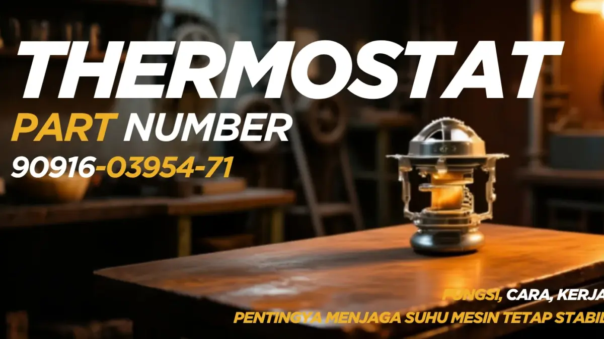 🌡️ Thermostat Forklift 90916-03954-71: Fungsi, Cara Kerja, dan Pentingnya Menjaga Suhu Mesin Tetap Stabil