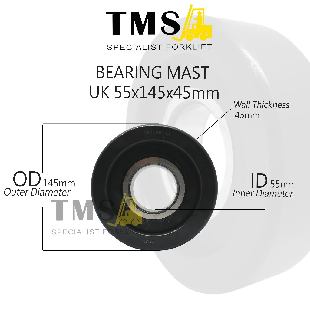 Bearing Mast Forklift 55x145x45 mm Mast Roller Bearing Sparepart Forklift