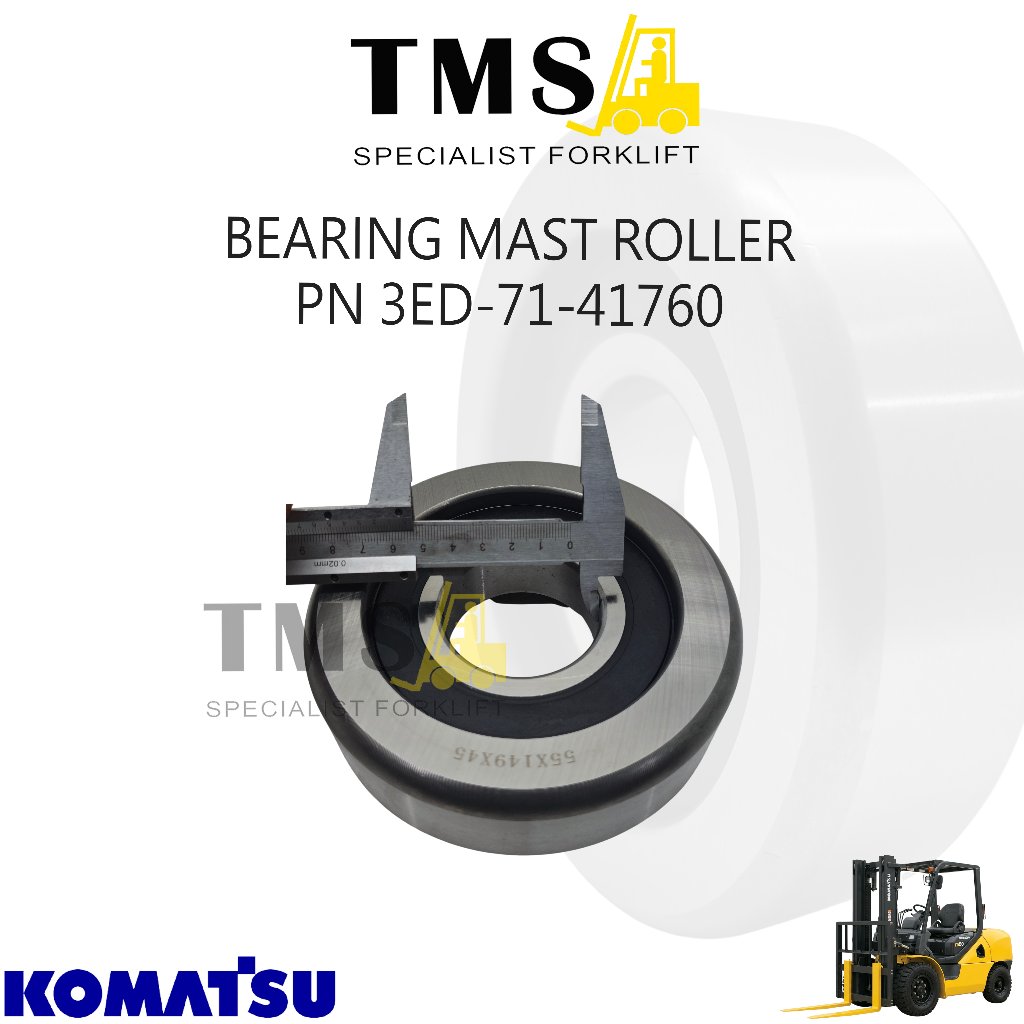 Bearing Mast Roller Komatsu Part Number 3ED-71-41760 For Forklift FD50 FD60 FD70 - 5 6 7 Ton