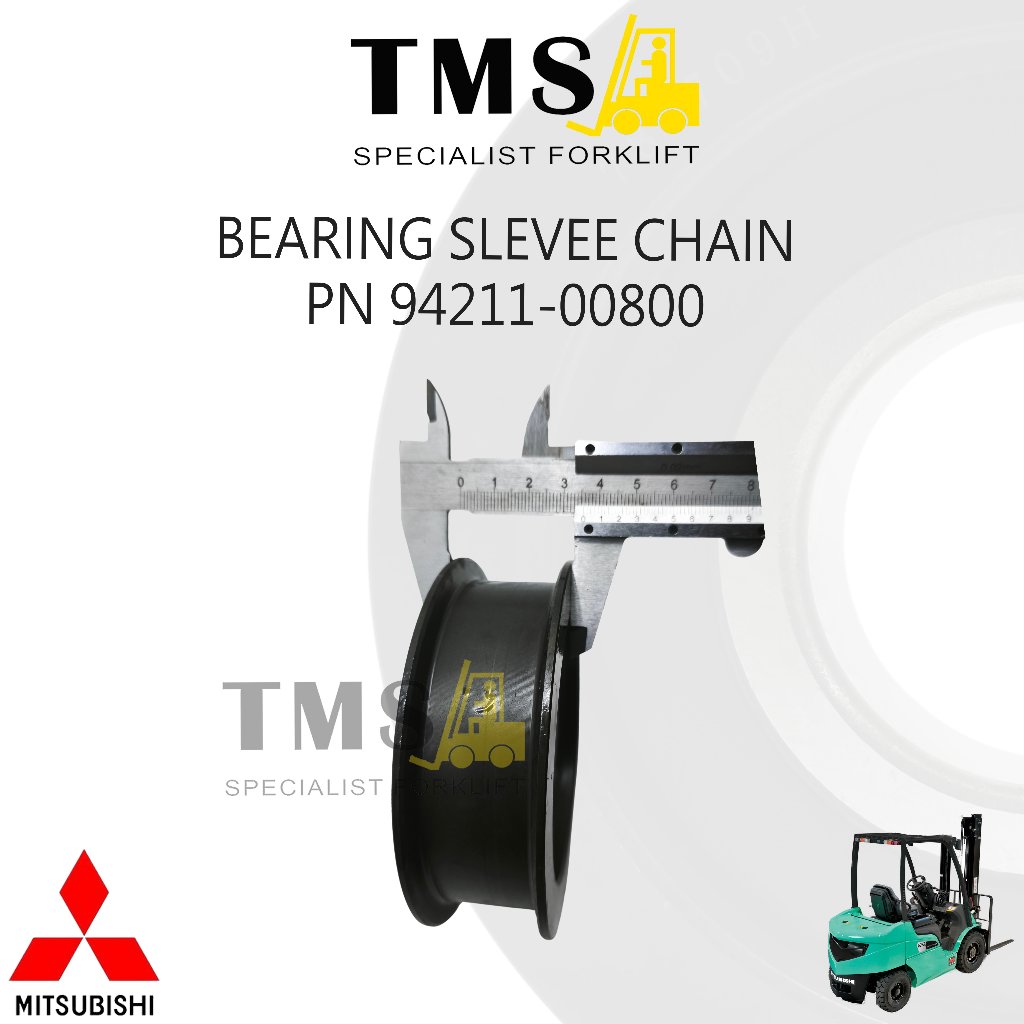 Bearing Sleeve Chain PN 94211-00800 Mitsubishi Forklift FD20 FD25 F18B Chain Sheave Pulley Mast