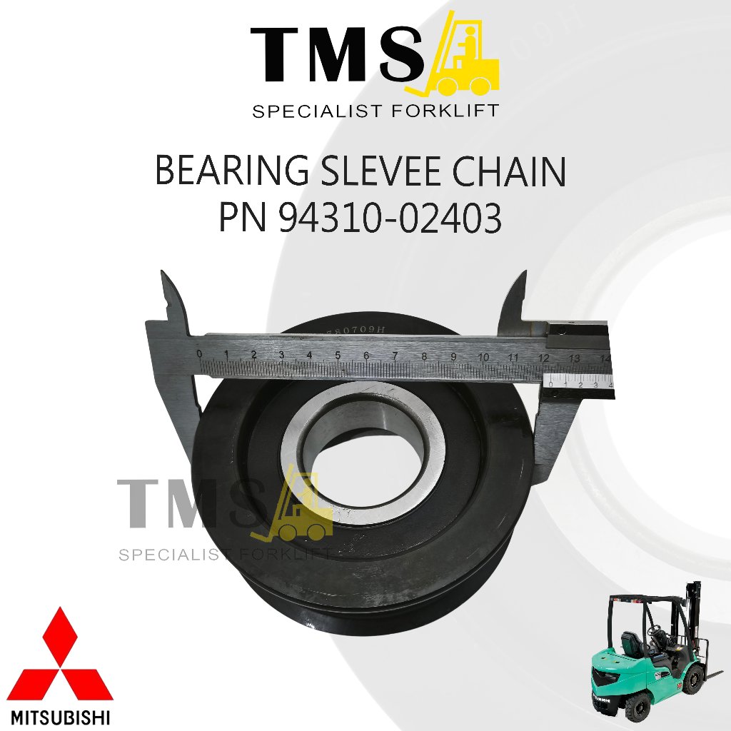 Bearing Sleeve Chain PN 94310-02403 Mitsubishi Forklift FD28 FD30 FD33 FD35 Roller Rantai Mast