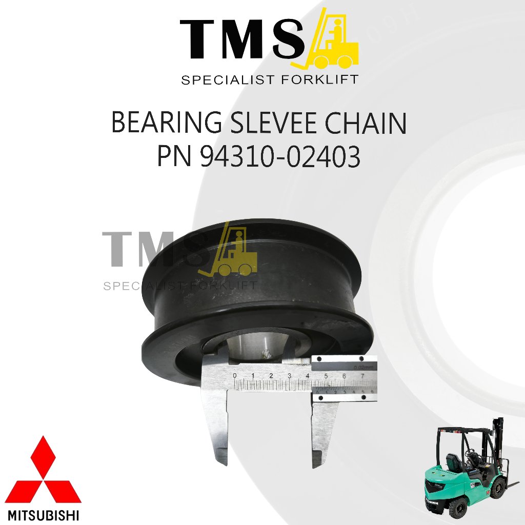 Bearing Sleeve Chain PN 94310-02403 Mitsubishi Forklift FD28 FD30 FD33 FD35 Roller Rantai Mast
