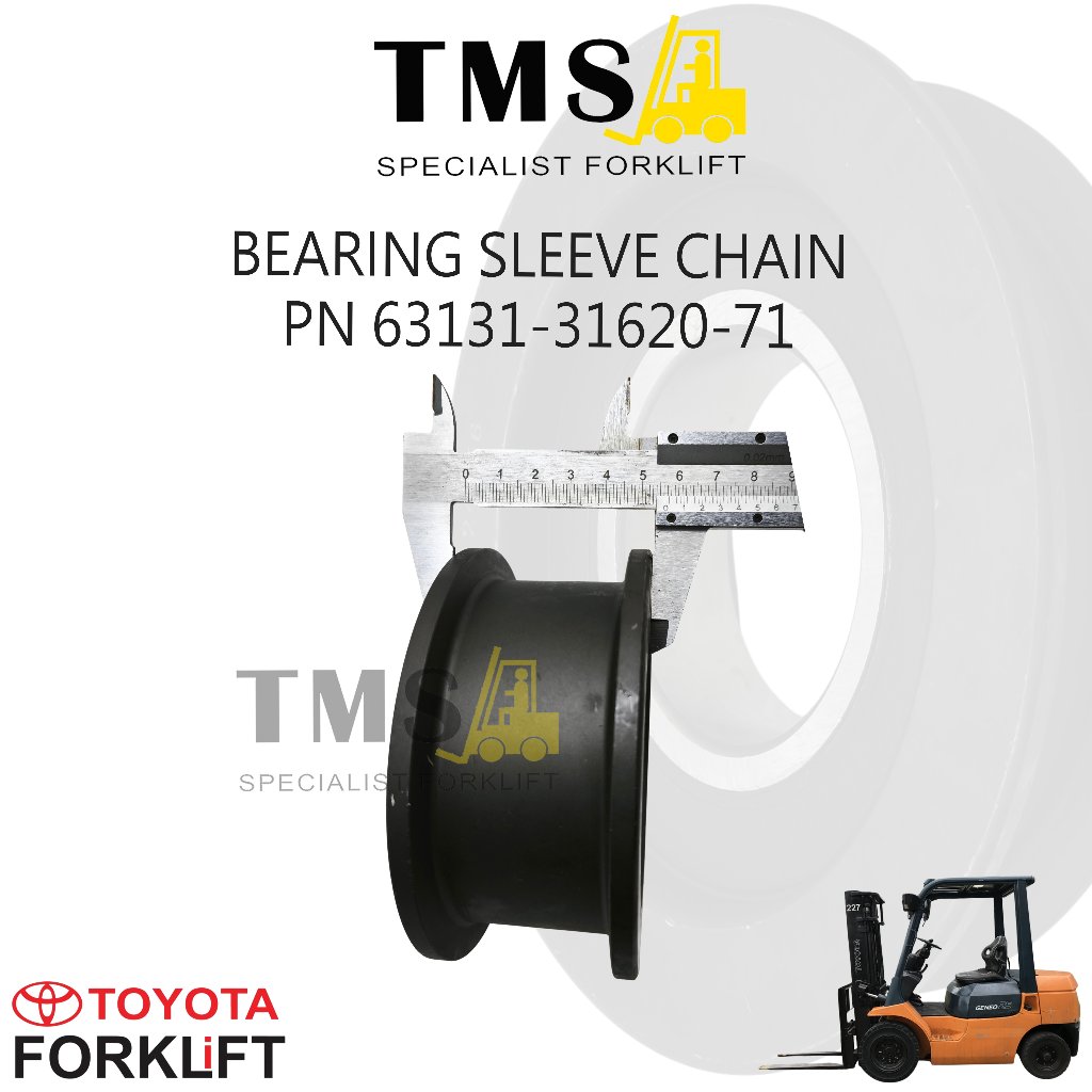 Bearing Sleeve Chain Toyota Forklift 5FD 6FD 7FD 7FDU PN 63131-31620-71 Roller Rantai Mast