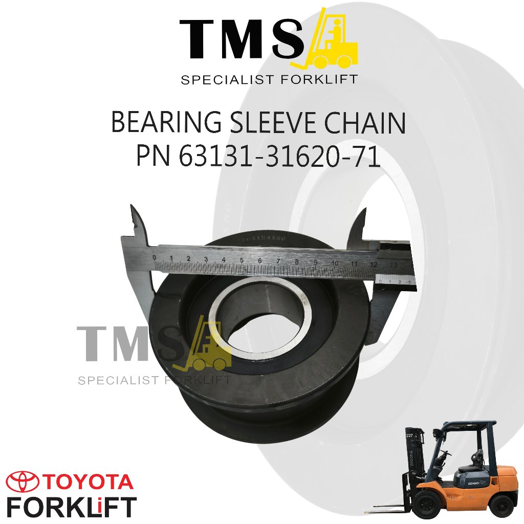 Bearing Sleeve Chain Toyota Forklift 5FD 6FD 7FD 7FDU PN 63131-31620-71 Roller Rantai Mast