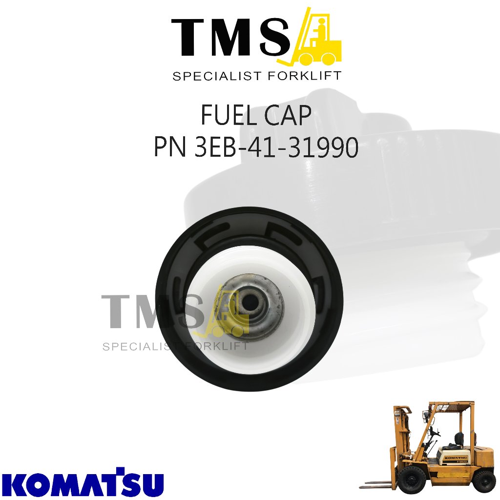 Fuel Cap atau Tutup Tangki Solar Komatsu Forklift PN 3EB-41-31990
