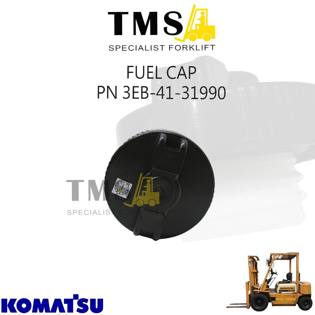 Fuel Cap atau Tutup Tangki Solar Komatsu Forklift PN 3EB-41-31990