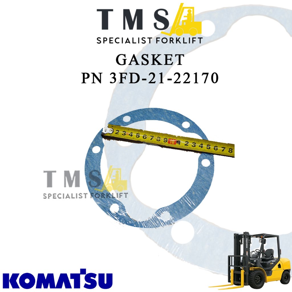 Gasket Komatsu Forklift PN 3FD-21-22170 FD50-8 Drive Axle 5 Ton