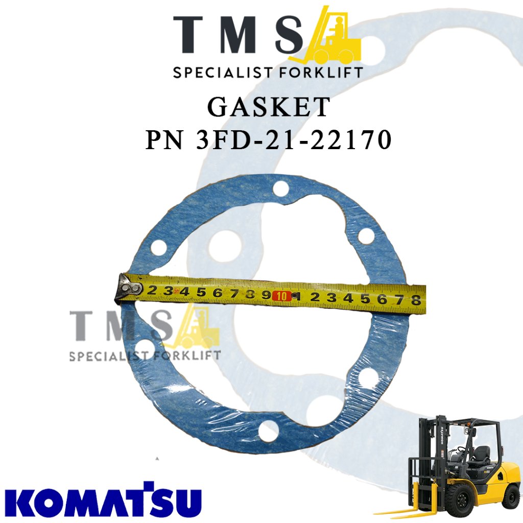 Gasket Komatsu Forklift PN 3FD-21-22170 FD50-8 Drive Axle 5 Ton
