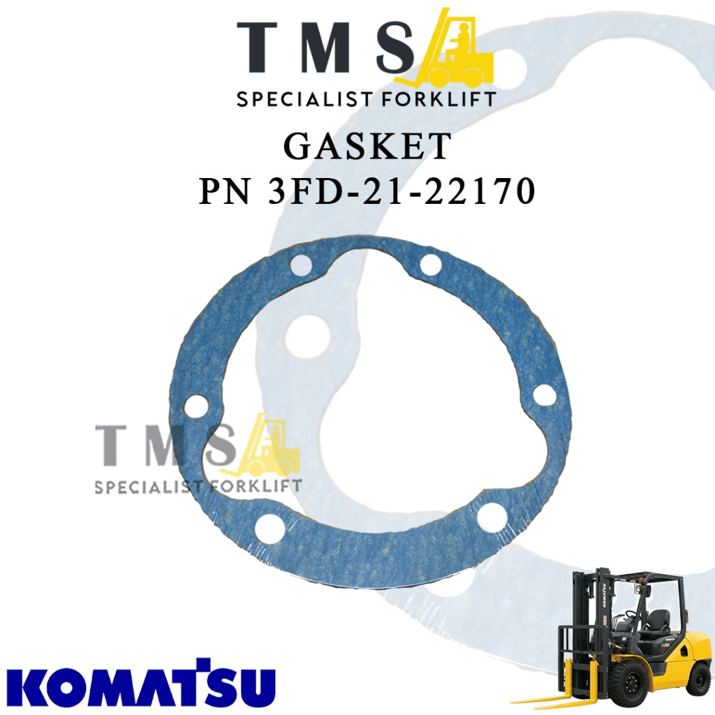 Gasket Komatsu Forklift PN 3FD-21-22170 FD50-8 Drive Axle 5 Ton