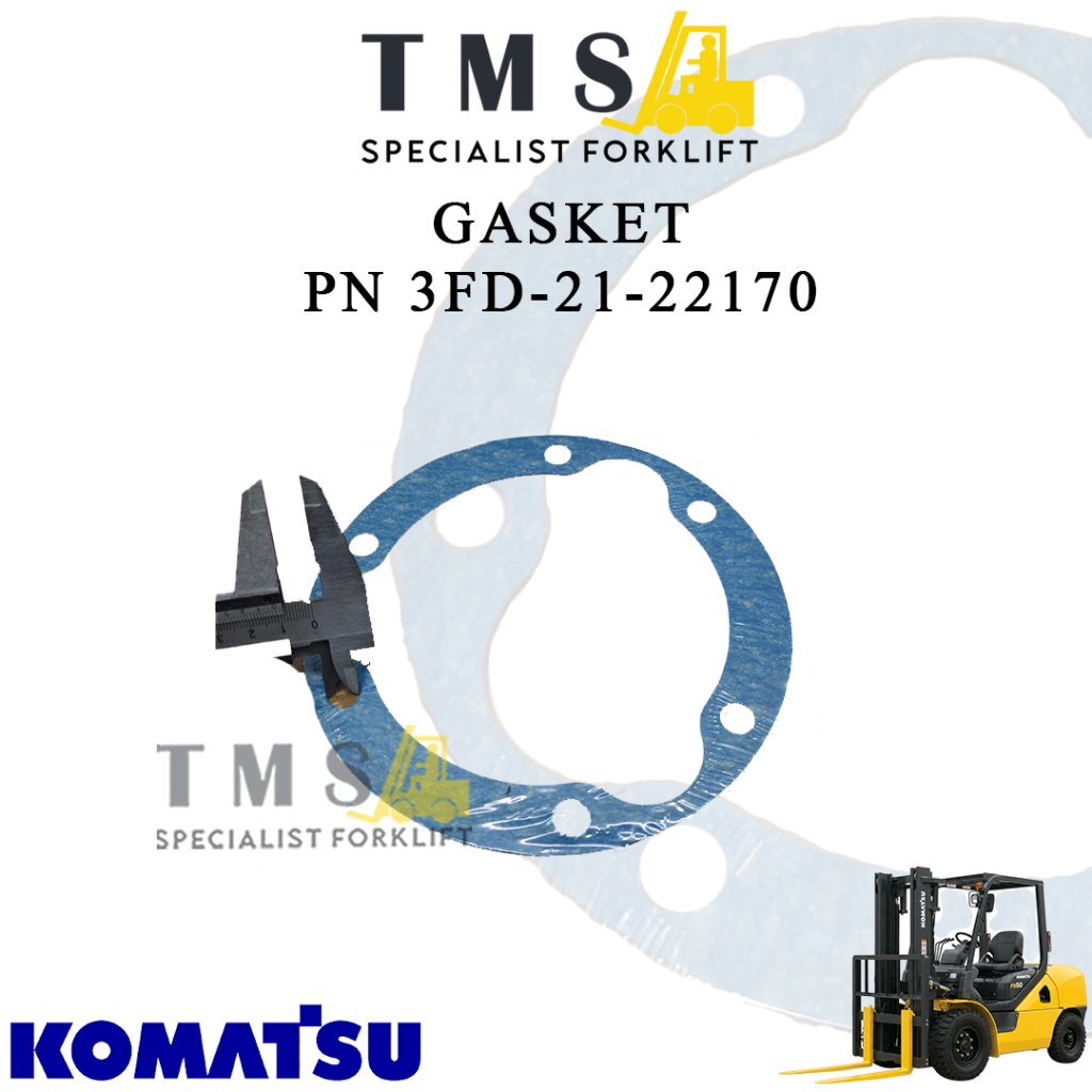 Gasket Komatsu Forklift PN 3FD-21-22170 FD50-8 Drive Axle 5 Ton