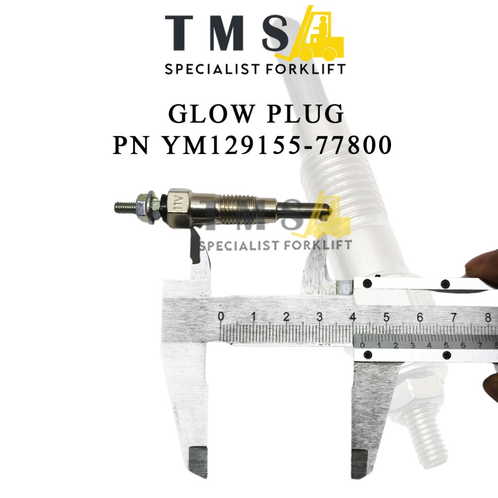 Glow Plug YM129155-77800 Busi Pemanas Mesin 4TNE98 4D94E 4D98E