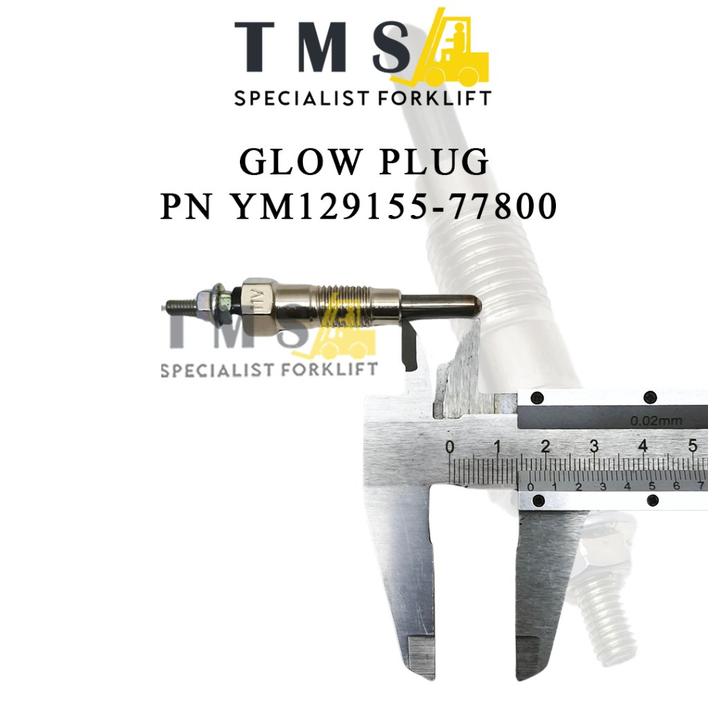 Glow Plug YM129155-77800 Busi Pemanas Mesin 4TNE98 4D94E 4D98E