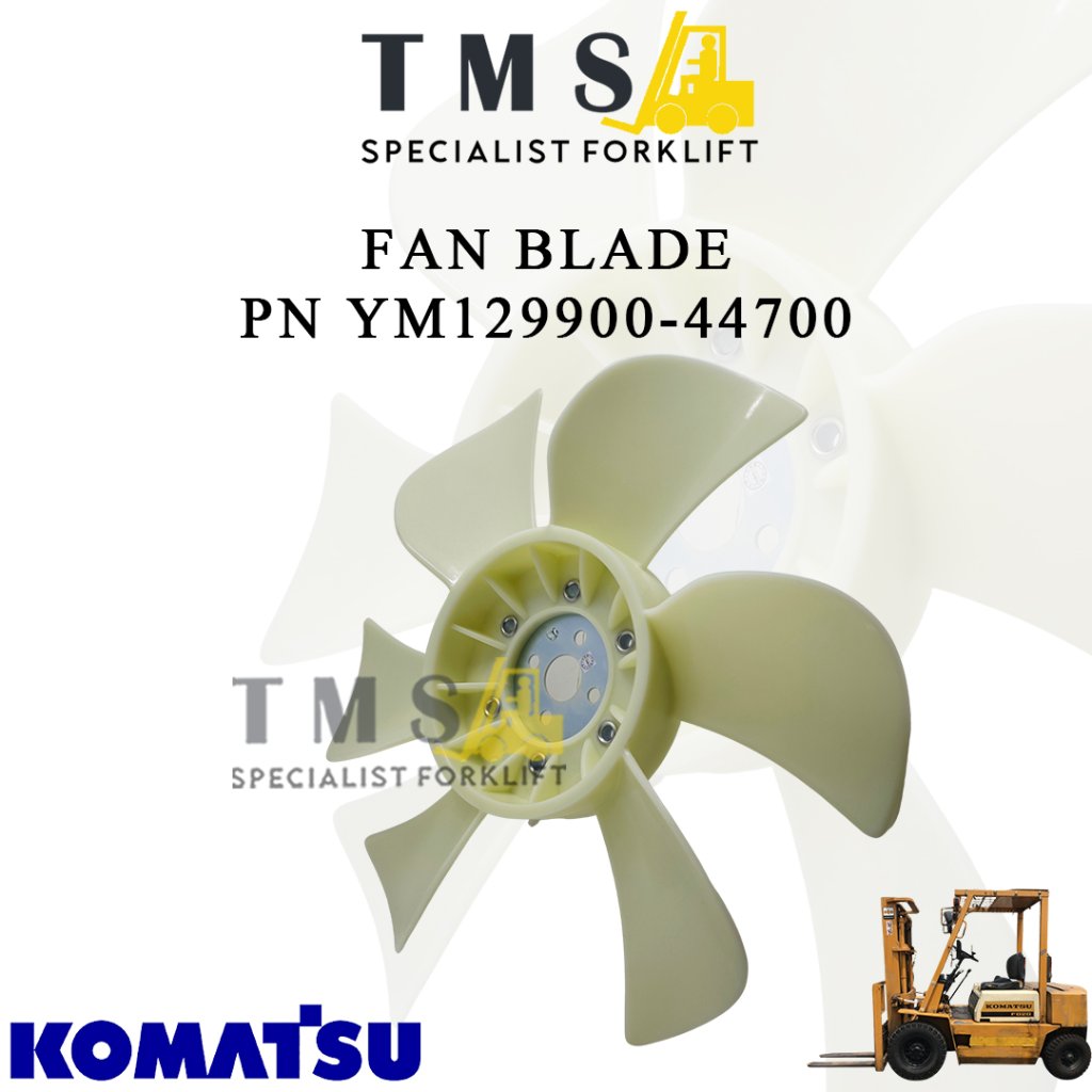 Kipas Radiator Fan Blade YM129900-44700 Komatsu FD20 FD25 FD30 2-3 Ton 4D94E 4D98E 4D94LE