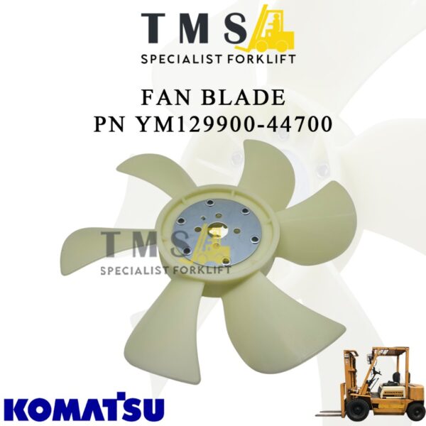 Kipas Radiator Fan Blade YM129900-44700 Komatsu FD20 FD25 FD30 2-3 Ton 4D94E 4D98E 4D94LE