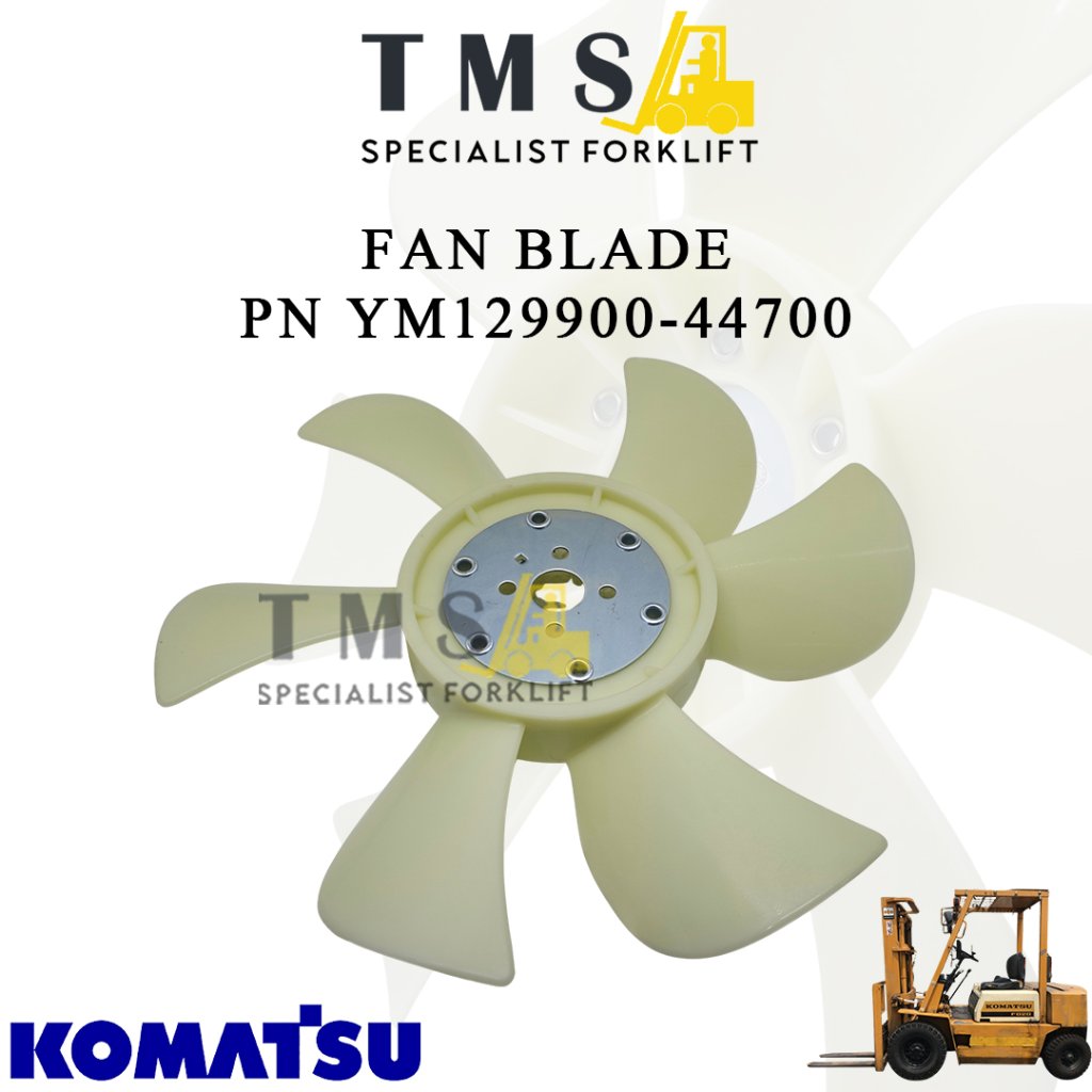 Kipas Radiator Fan Blade YM129900-44700 Komatsu FD20 FD25 FD30 2-3 Ton 4D94E 4D98E 4D94LE