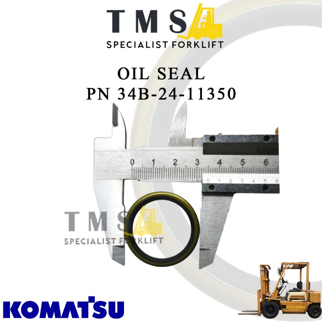 Oil Seal Komatsu 34B-24-11350 Ukuran 28x35x4 Forklift FD20 FD25 FD30
