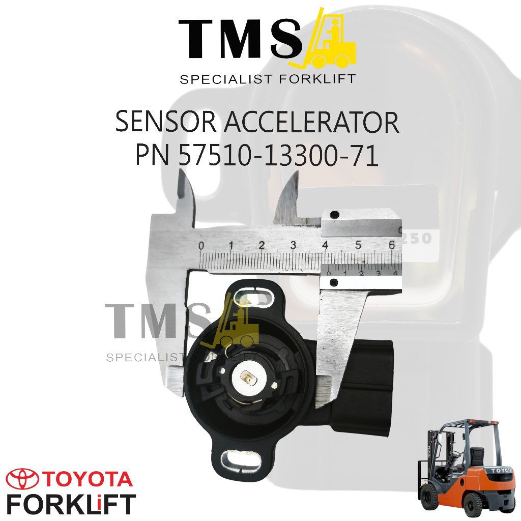 Sensor Accelerator Toyota PN 57510-13300-71 Forklift Electric 5FB 7FB 5FBC 7FBC